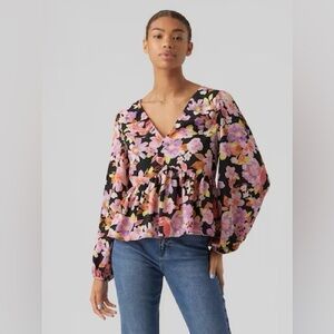 New Vero Moda Plus Size Blouse Top